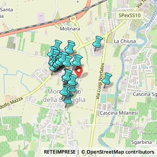 Mappa Strada Valle, 27054 Montebello della Battaglia PV, Italia (0.32276)