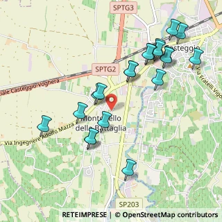 Mappa Strada Valle, 27054 Montebello della Battaglia PV, Italia (1.072)