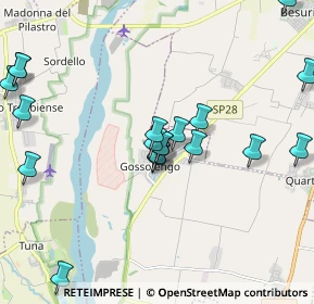 Mappa Via Primo Levi, 29020 Gossolengo PC, Italia (2.297)