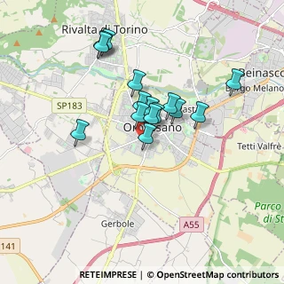 Mappa Via Galileo Ferraris, 10043 Orbassano TO, Italia (1.42267)