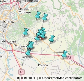 Mappa Via Guido Gozzano, 10023 Chieri TO, Italia (4.65933)