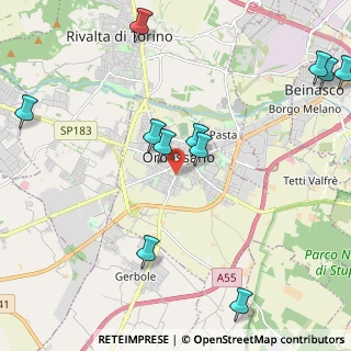 Mappa Strada Volvera, 10043 Orbassano TO, Italia (2.64)
