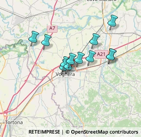 Mappa Strada Sambuetto, 27058 Voghera PV, Italia (5.35083)