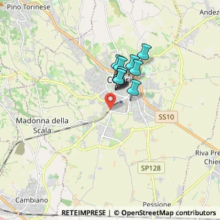 Mappa Fermata 6150 - FONTANETO, 10023 Chieri TO, Italia (1.15)