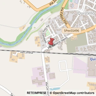 Mappa Via Nazario Sauro,  38, 46026 Quistello, Mantova (Lombardia)