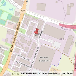 Mappa Via Massimo D'Antona, 65, 10040 Rivalta di Torino, Torino (Piemonte)