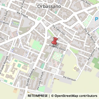 Mappa Via della Bassa, 58, 10043 Orbassano, Torino (Piemonte)
