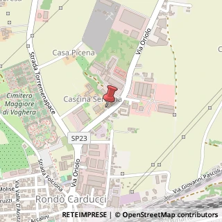 Mappa VIa Oriolo, 29, 27058 Voghera, Pavia (Lombardia)