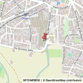 Mappa Via B. Vittone, 38 A, 10023 Chieri, Torino (Piemonte)