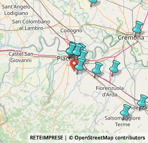 Mappa Via Pietro Nuvolone, 29122 Piacenza PC, Italia (13.59538)