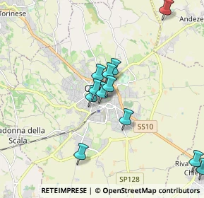 Mappa Via san, 10023 Chieri TO, Italia (1.70667)