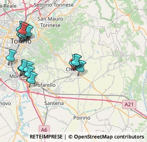 Mappa Via san, 10023 Chieri TO, Italia (9.815)