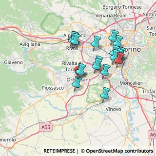 Mappa Via Don S. Febbraro, 10043 Orbassano TO, Italia (6.6)