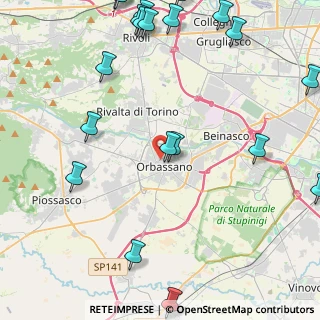 Mappa Via Don S. Febbraro, 10043 Orbassano TO, Italia (6.3035)