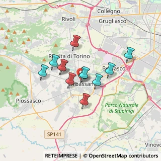 Mappa Via Don S. Febbraro, 10043 Orbassano TO, Italia (2.55667)