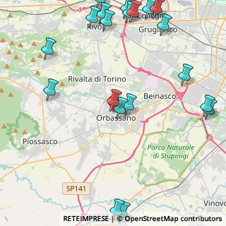 Mappa Via Don S. Febbraro, 10043 Orbassano TO, Italia (6.0475)