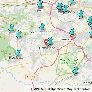 Mappa Via Don S. Febbraro, 10043 Orbassano TO, Italia (6.4925)