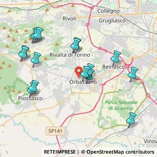 Mappa Via Cernaia, 10043 Orbassano TO, Italia (4.6325)