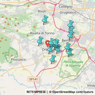 Mappa Via Cernaia, 10043 Orbassano TO, Italia (2.81846)