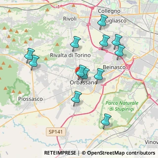 Mappa Via Cernaia, 10043 Orbassano TO, Italia (3.8)