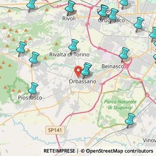 Mappa Via Cernaia, 10043 Orbassano TO, Italia (6.5675)