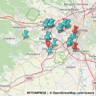Mappa Via Cernaia, 10043 Orbassano TO, Italia (6.8725)