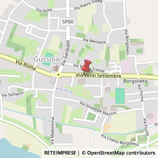 Mappa Via XX Settembre, 50, 26040 Gussola, Cremona (Lombardia)