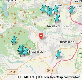 Mappa Via Giambattista Tiepolo, 10090 Bruino TO, Italia (5.07083)