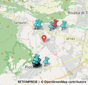Mappa Via Giambattista Tiepolo, 10090 Bruino TO, Italia (2.093)