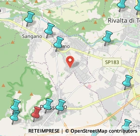 Mappa Via Giambattista Tiepolo, 10090 Bruino TO, Italia (3.746)