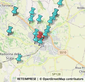 Mappa Piazza Silvio Pellico, 10023 Chieri TO, Italia (2.0685)