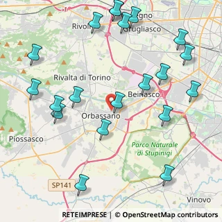Mappa Via Milano, 10043 Orbassano TO, Italia (5.3065)