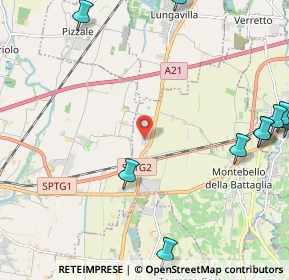 Mappa Strada per Lungavilla, 27054 Montebello della Battaglia PV, Italia (3.21273)