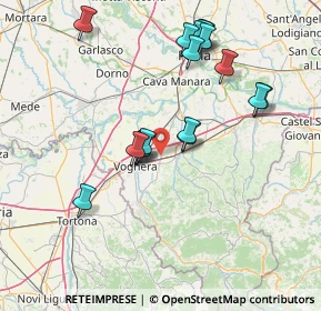 Mappa Strada per Lungavilla, 27054 Montebello della Battaglia PV, Italia (14.87353)