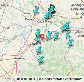 Mappa Via Lazzaretto, 27054 Montebello della Battaglia PV, Italia (15.9685)