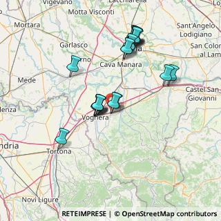 Mappa Via Lazzaretto, 27054 Montebello della Battaglia PV, Italia (13.847)