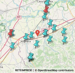 Mappa Via Lazzaretto, 27054 Montebello della Battaglia PV, Italia (8.4685)