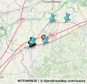 Mappa Strada per Lungavilla, 27058 Voghera PV, Italia (5.46727)