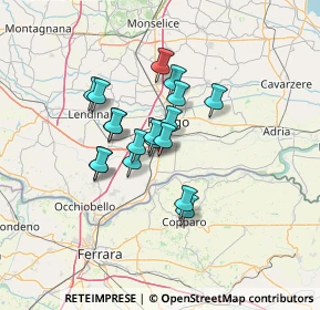 Mappa SS 16 16 km 49, 45031 Rovigo RO, Italia (9.63167)