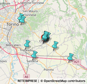 Mappa Via G. Demaria, 10023 Chieri TO, Italia (4.29615)