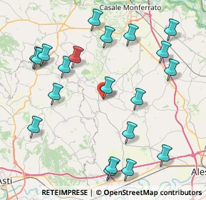 Mappa Via Roma, 15049 Vignale Monferrato AL, Italia (9.576)