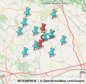 Mappa Via Roma, 15049 Vignale Monferrato AL, Italia (5.72429)