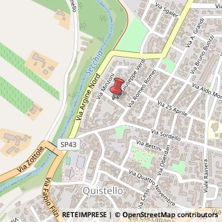 Mappa Via Giuseppe Verdi,  1, 46027 Quistello, Mantova (Lombardia)