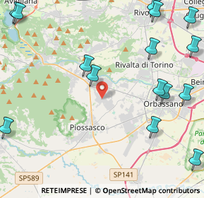 Mappa Via V. Monti, 10090 Bruino TO, Italia (6.7235)