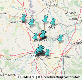 Mappa Via Vercelli, 15048 Valenza AL, Italia (9.328)