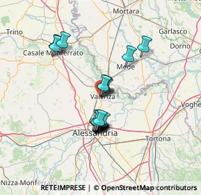 Mappa Via Vercelli, 15048 Valenza AL, Italia (11.089)