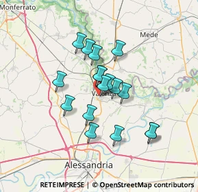 Mappa Via Vercelli, 15048 Valenza AL, Italia (5.31412)