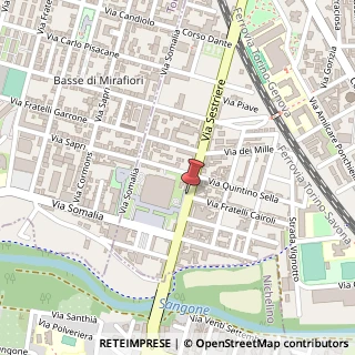Mappa Via Sestriere, 24, 10024 Moncalieri, Torino (Piemonte)