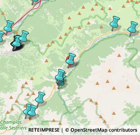 Mappa Via San Giovanni, 10060 Pragelato-ruà , Italia (5.9145)