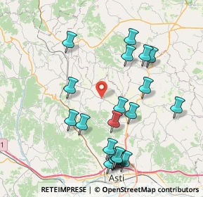 Mappa Via Asti Chivasso, 14030 Frinco AT, Italia (8.486)